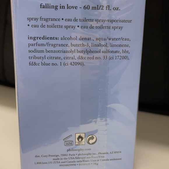 NIB Philosophy Falling in Love 2 oz spray - Picture 4 of 4